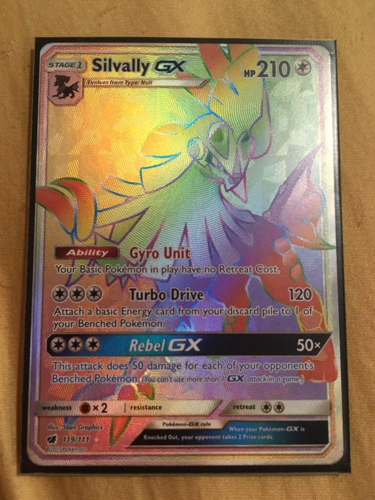 Silvally Gx Hyper Rare Crimson Invasion Pok Mon Amino