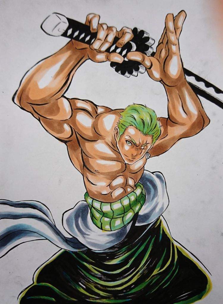 Roronoa Zoro Drawing | Anime Amino