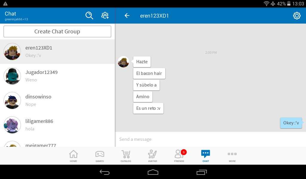 El Retador De Roblox Roblox Amino En Español Amino - how to create roblox group on phone