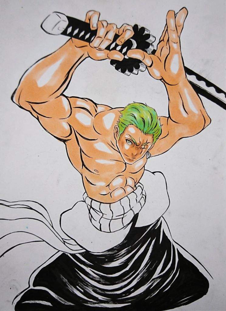 Roronoa Zoro Drawing | Anime Amino