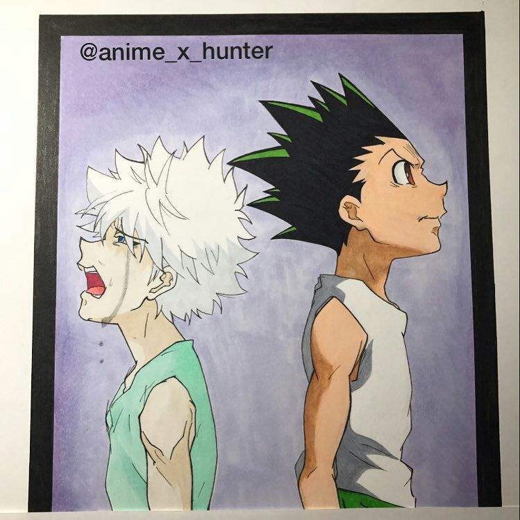 Killua And Gon Drawing Hunter X Hunter Amino