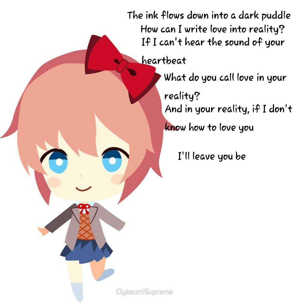 Your Reality With lyrics | Doki Doki Literature Club! Amino