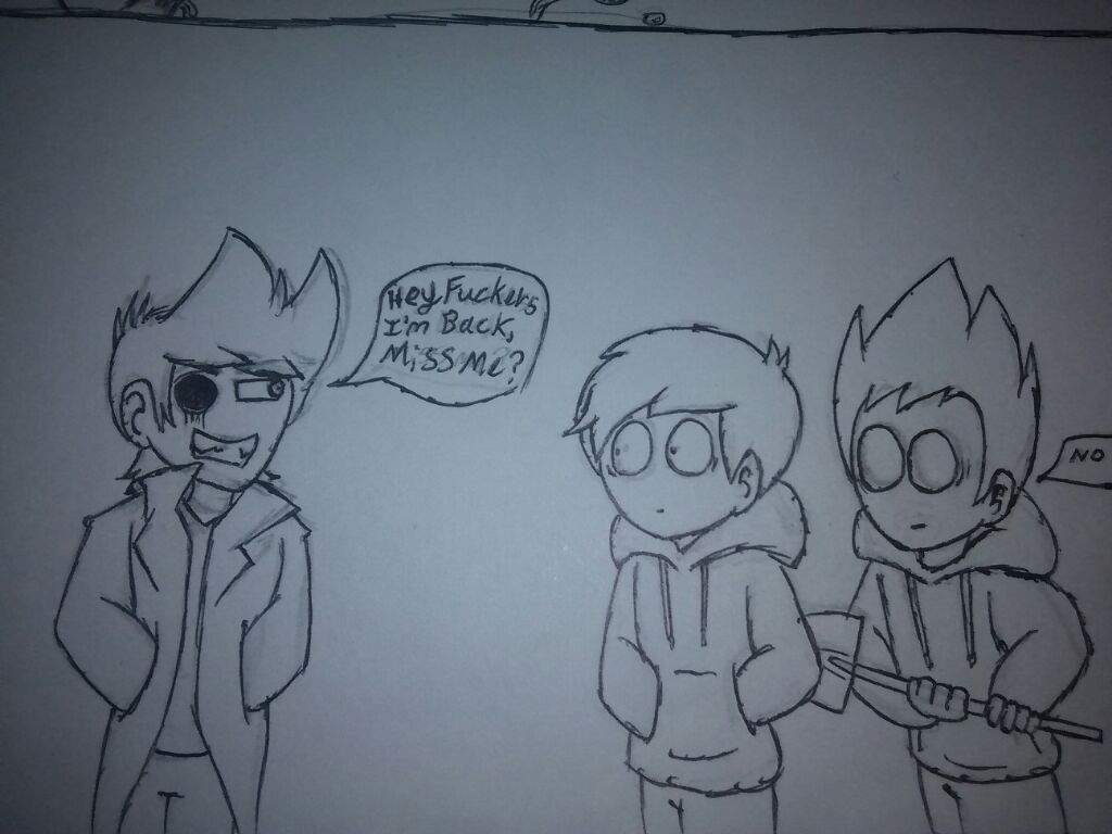 An Eddsworld comic I made(zombeh attack addition) | 🌎Eddsworld🌎 Amino