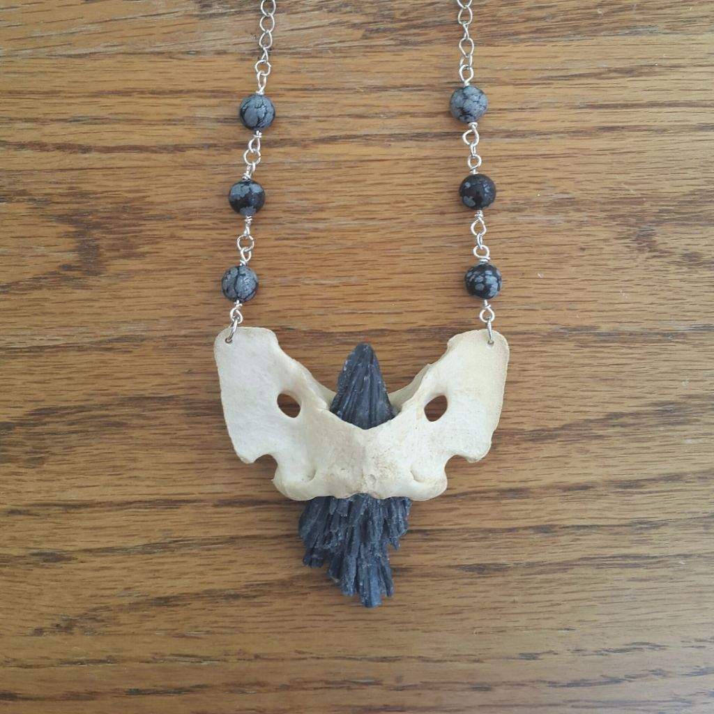 black kyanite necklace