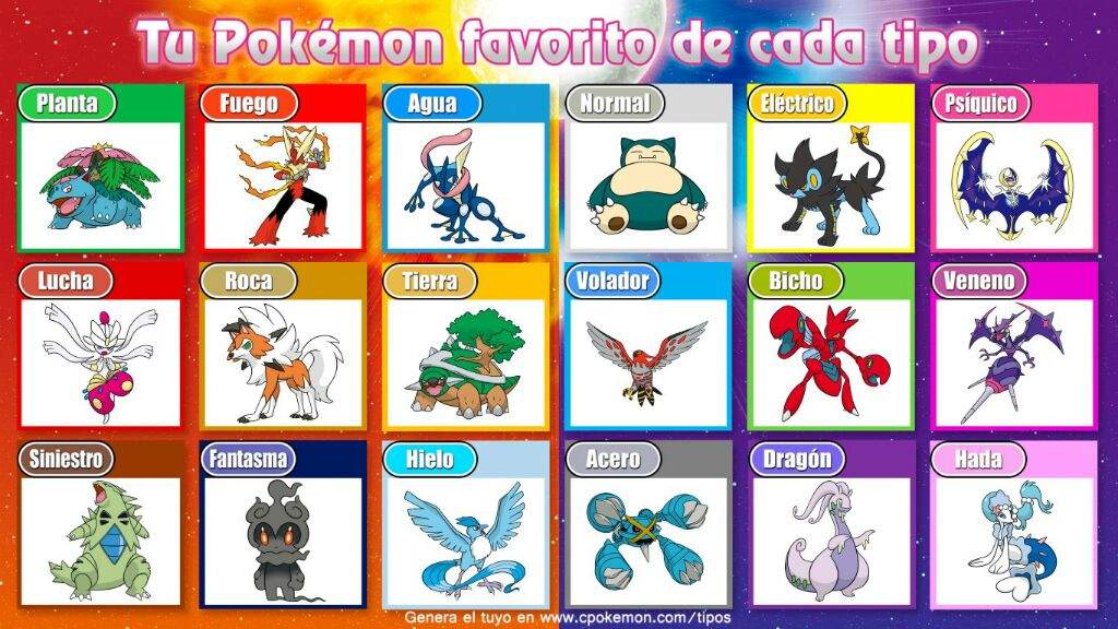 Mis PokÉmon Favoritos De Cada Tipo Por GeneraciÓn •pokémon• En Español Amino