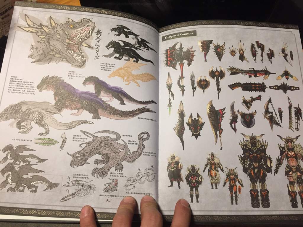 monster hunter illustrations art book download