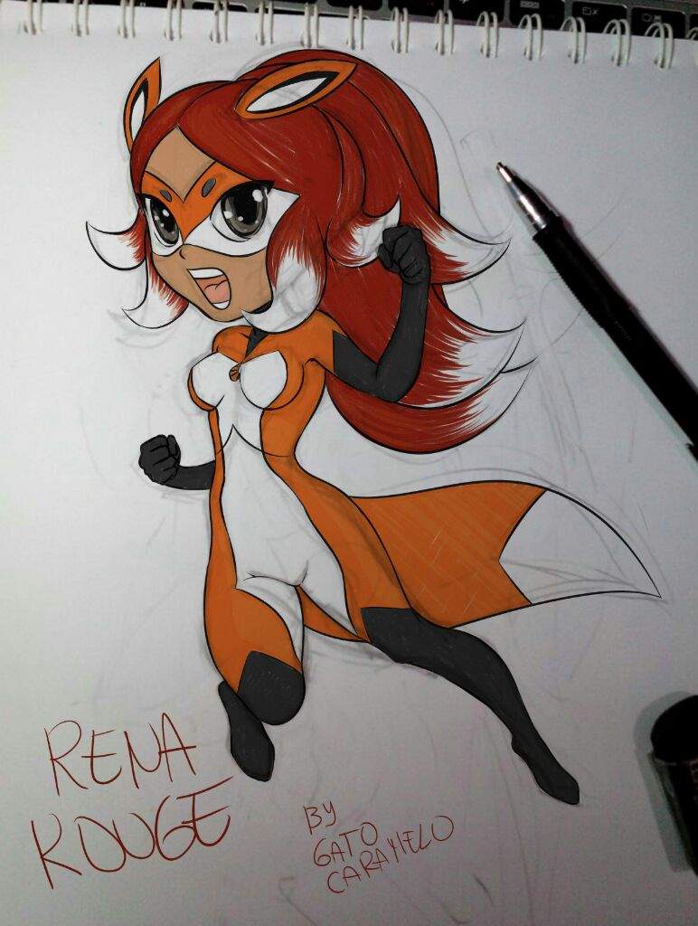 FanArt Rena Rouge | •Miraculous Ladybug Español• Amino