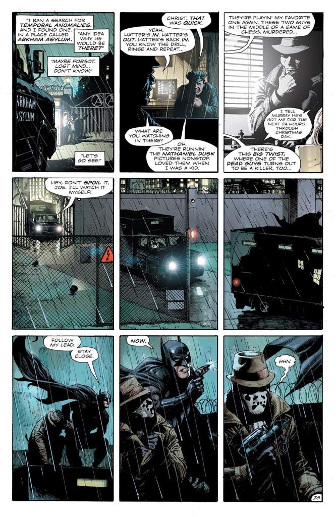 Batman Tricks Rorschach In Doomsday Clock | Batman Mythos Amino
