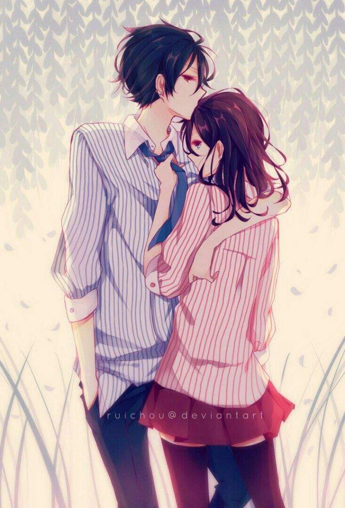Cute anime couple images