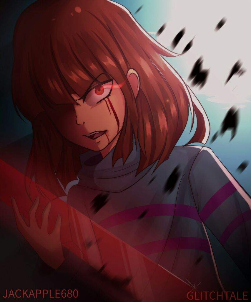 💔glitchtale Frisk 💔 Undertale Amino