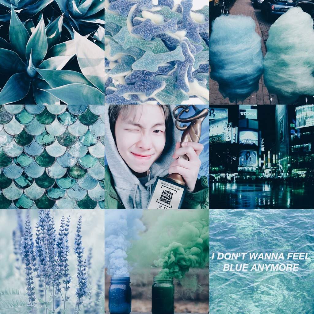 blue and green!namjoon aesthetic | BTS Aesthetics ™ Amino