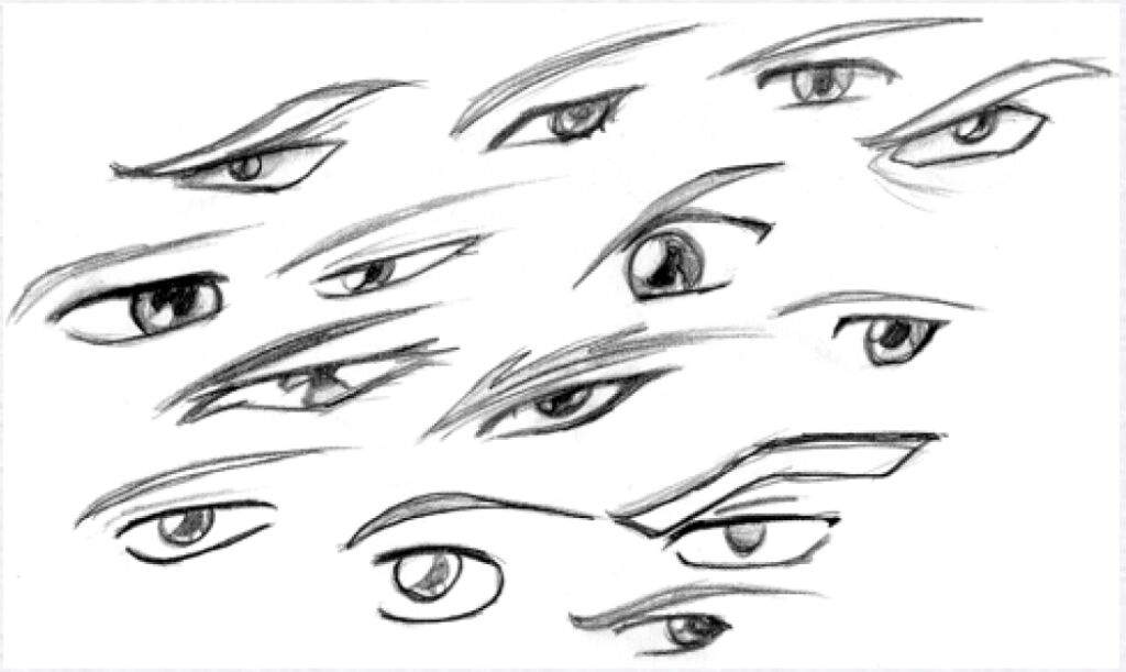 الفصل الاول، الدرس الاول: رسم العيون {اساسيات رسم الوجه ...