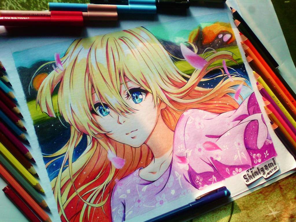 free download violet evergarden drawing