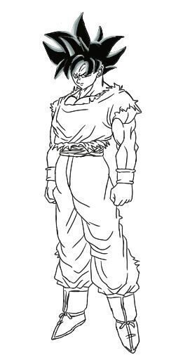 Desenho do Goku instinto superior (digital) | Dragon Ball Oficial™ Amino