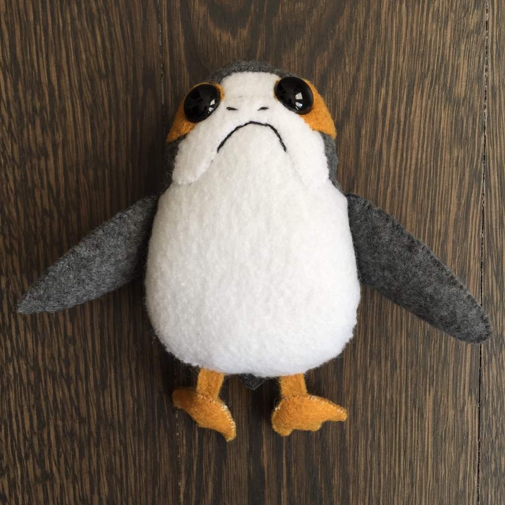 large stuffed porg