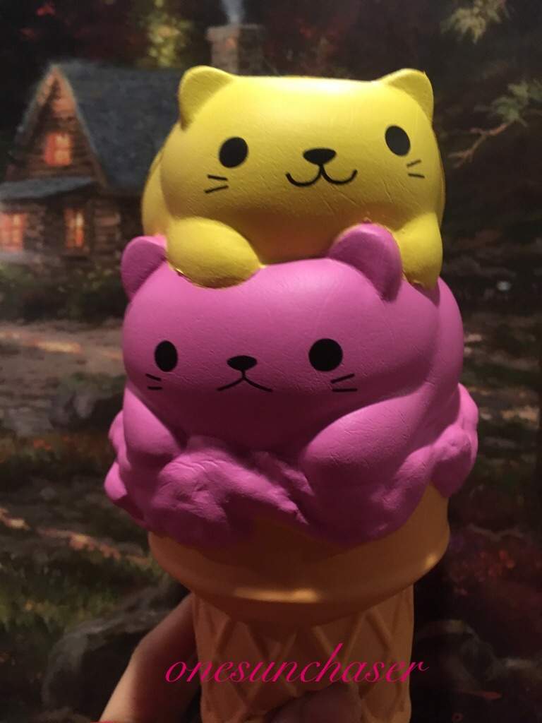 ice cream cat squishy