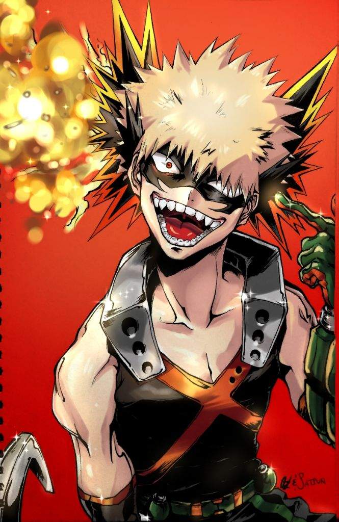 🔥Collaboration: Bakugou Katsuki [Colour Speedpaint]🔥 | Anime Amino