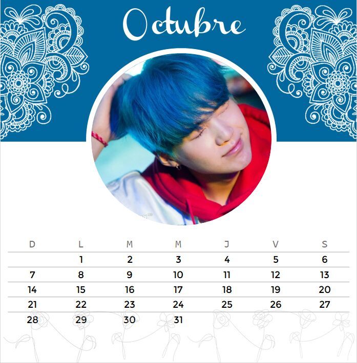 Calendario estilo BTS | ARMY's Amino Amino