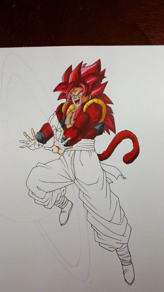 Drawing Of Ssj4 Gogeta Dragonballz Amino