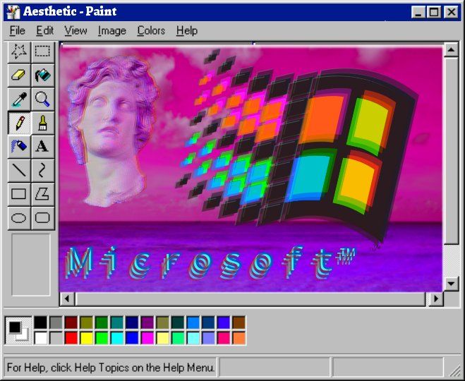 Aesthetic - Microsoft™ Paint | Vaporwave Amino