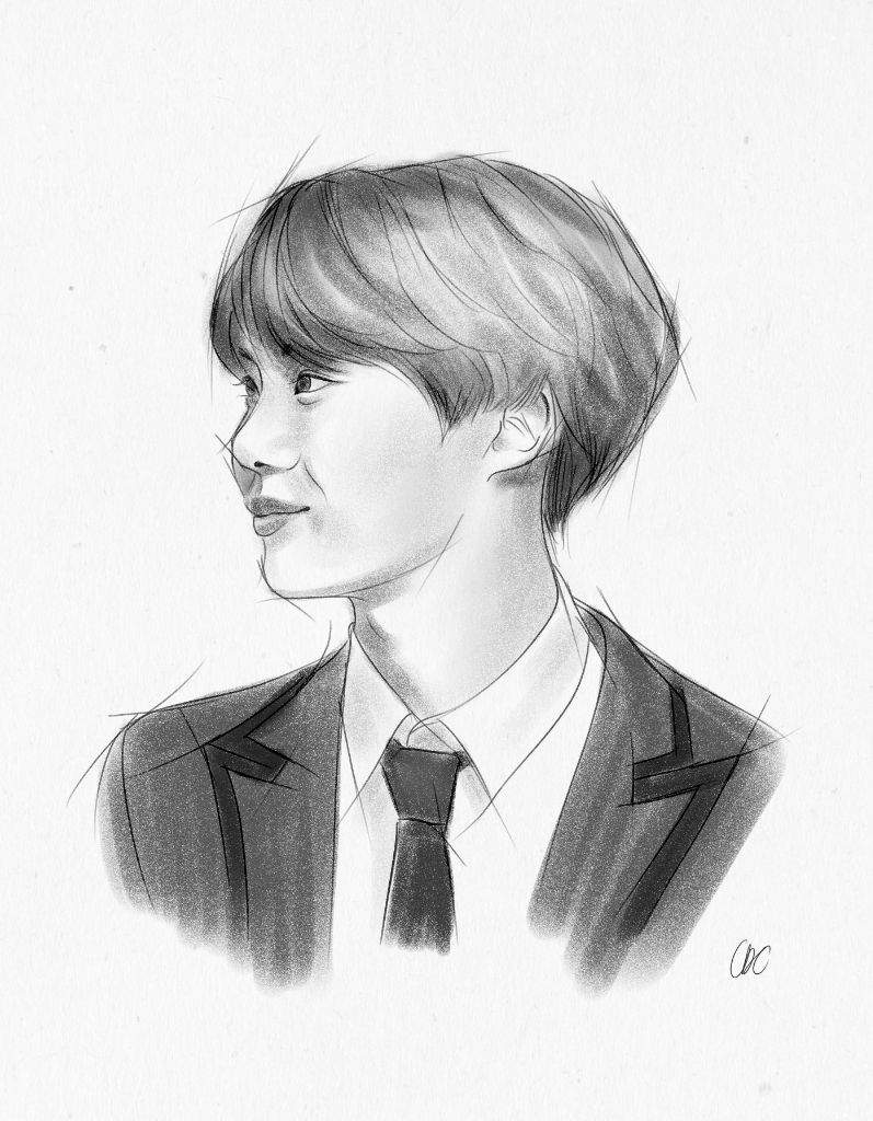 JHope digital sketch 🌸 | ARMY's Amino