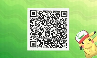 pokemon ultra sun pikachu qr code