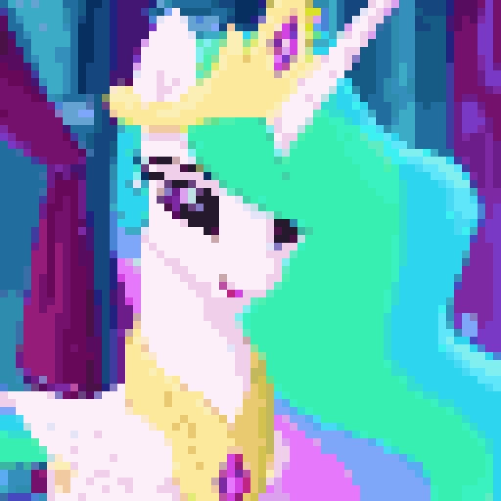 Princess Celestia pixel art! | MLP Talk Amino