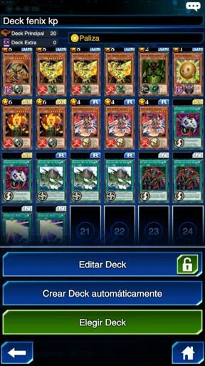 Deck a Fénix 🐥🐥 (Actualizado) Copa Kaiba 🏆  Yugioh Duel 