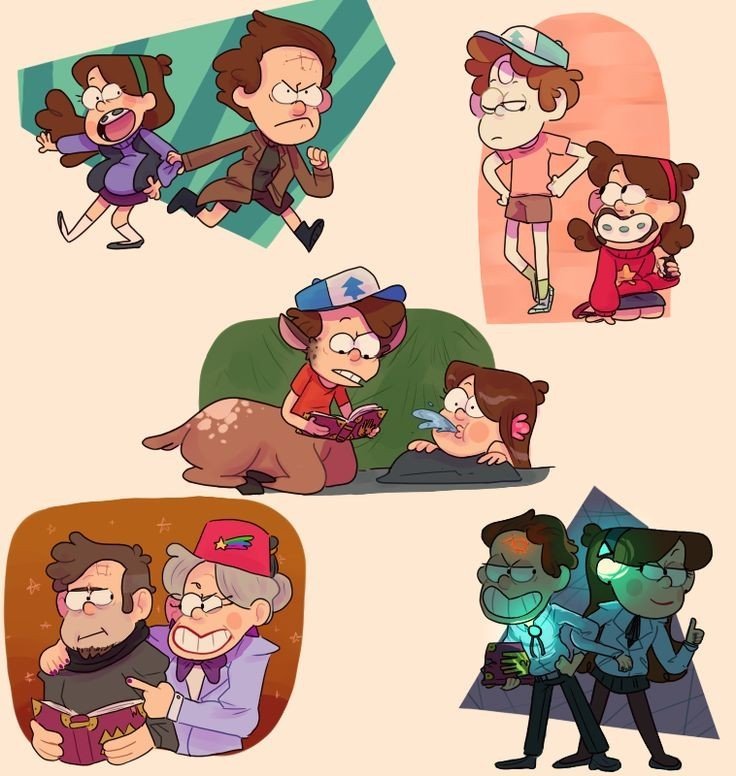 Gravity Falls AU's part 1 | Cartoon Amino