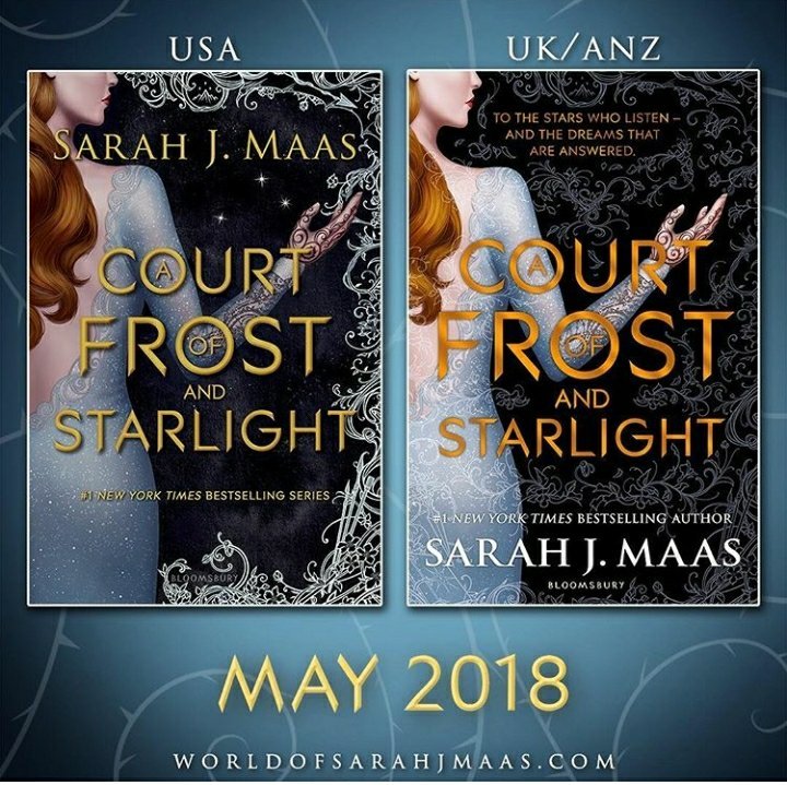 POSSIBLE SPOILERS A COURT OF FROST AND STARLIGHT COVER REVEAL AND