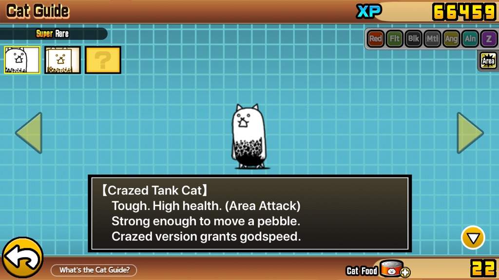 the battle cats is crazed tank worth using