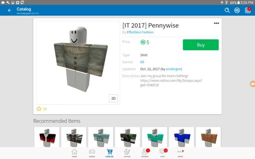Twistedpuppet133 Roblox Amino - pennywise roblox pants