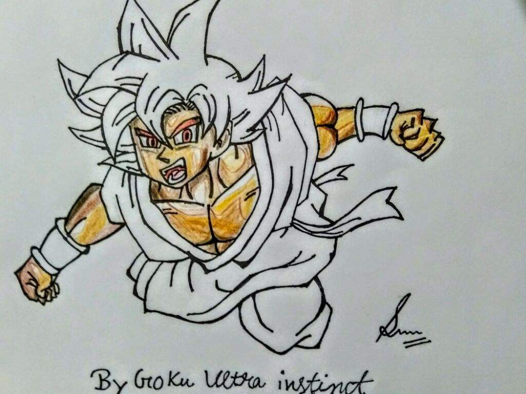 Goku Super Saiyan god drawing! | DragonBallZ Amino