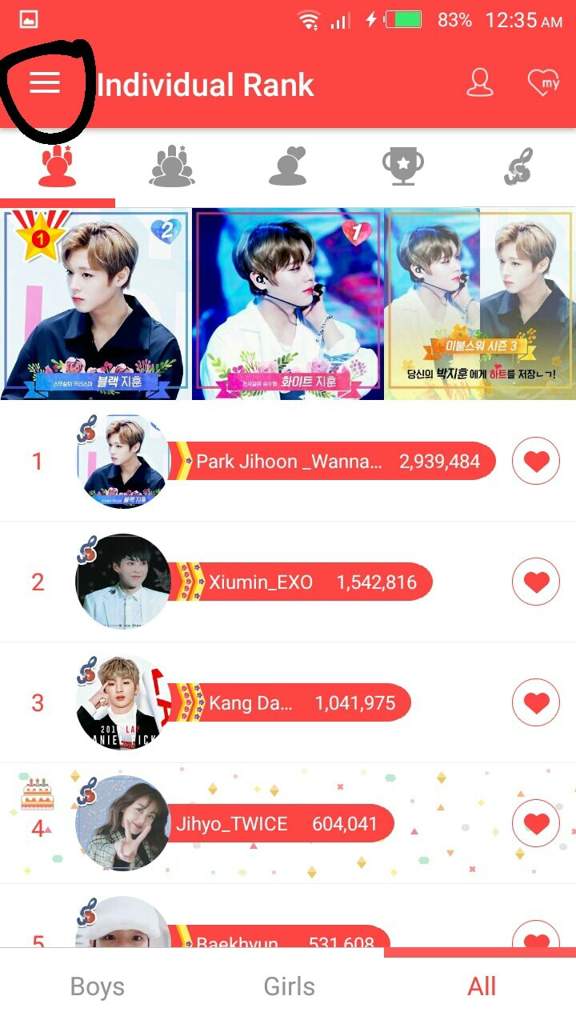 KPOP STAR APP VOTING TUTORIAL by parkjihoontv KPop Amino