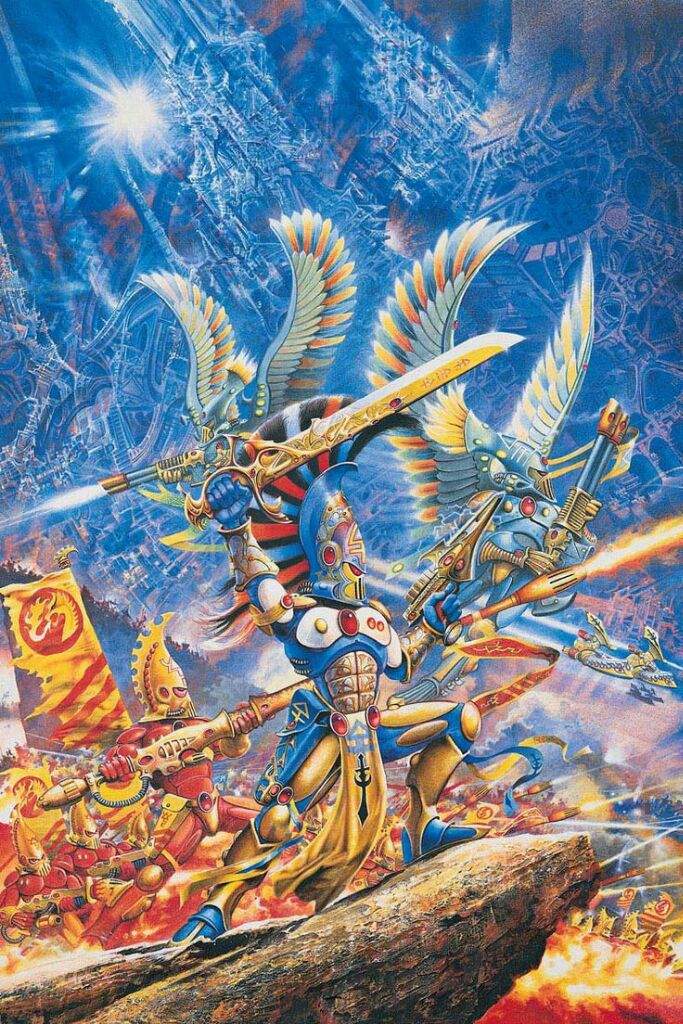 Classic 40k art work...I love the retro feels this is what got me into ...