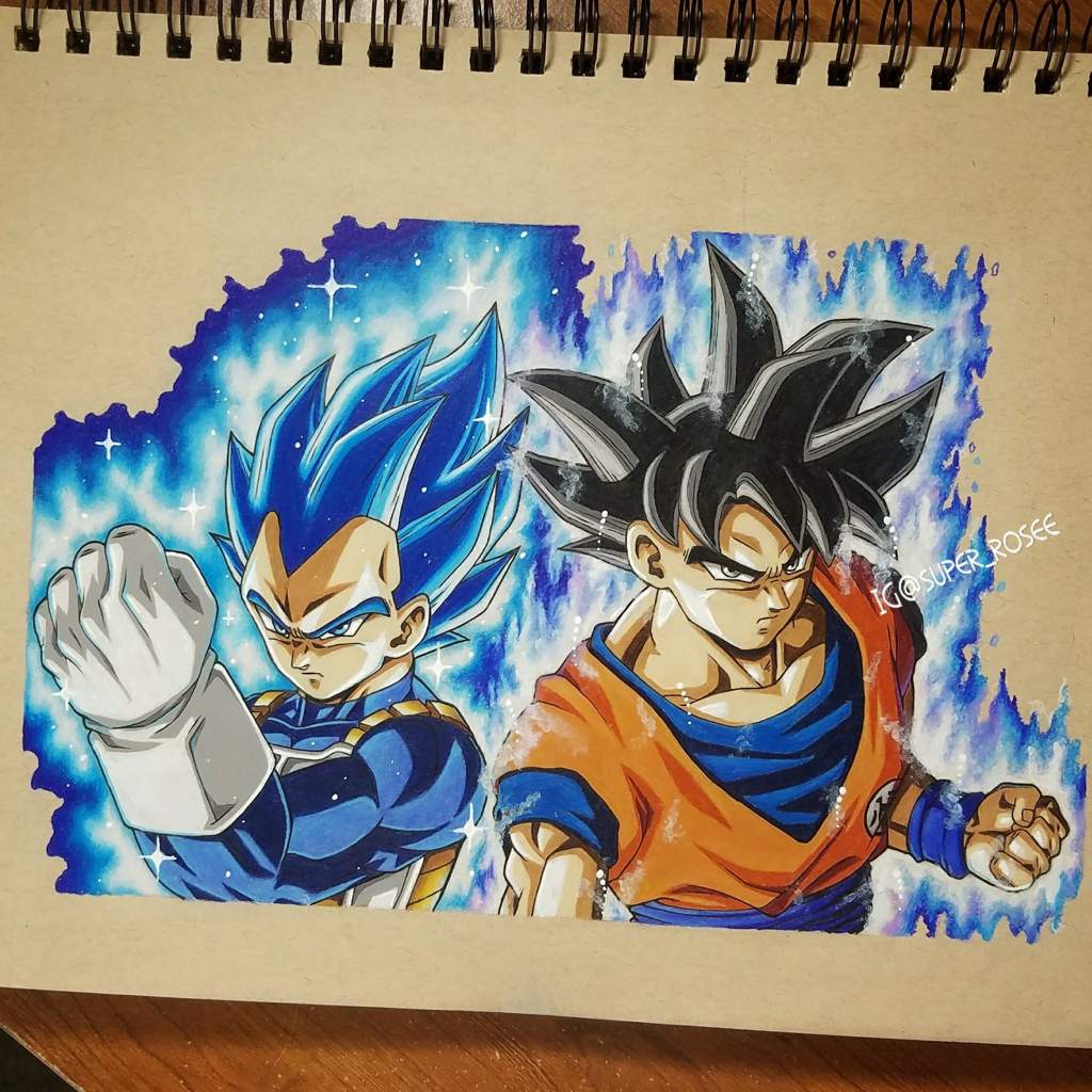 Vegeta & Goku!! (Drawing) | DragonBallZ Amino