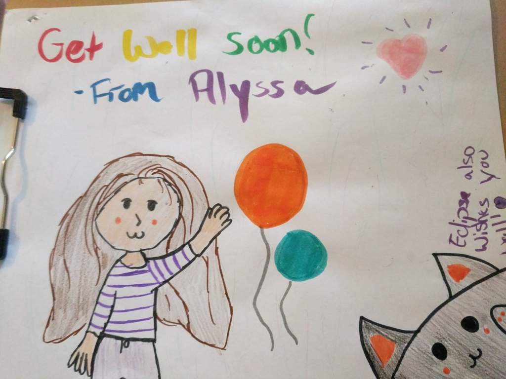 Get Well Soon Card Drawing