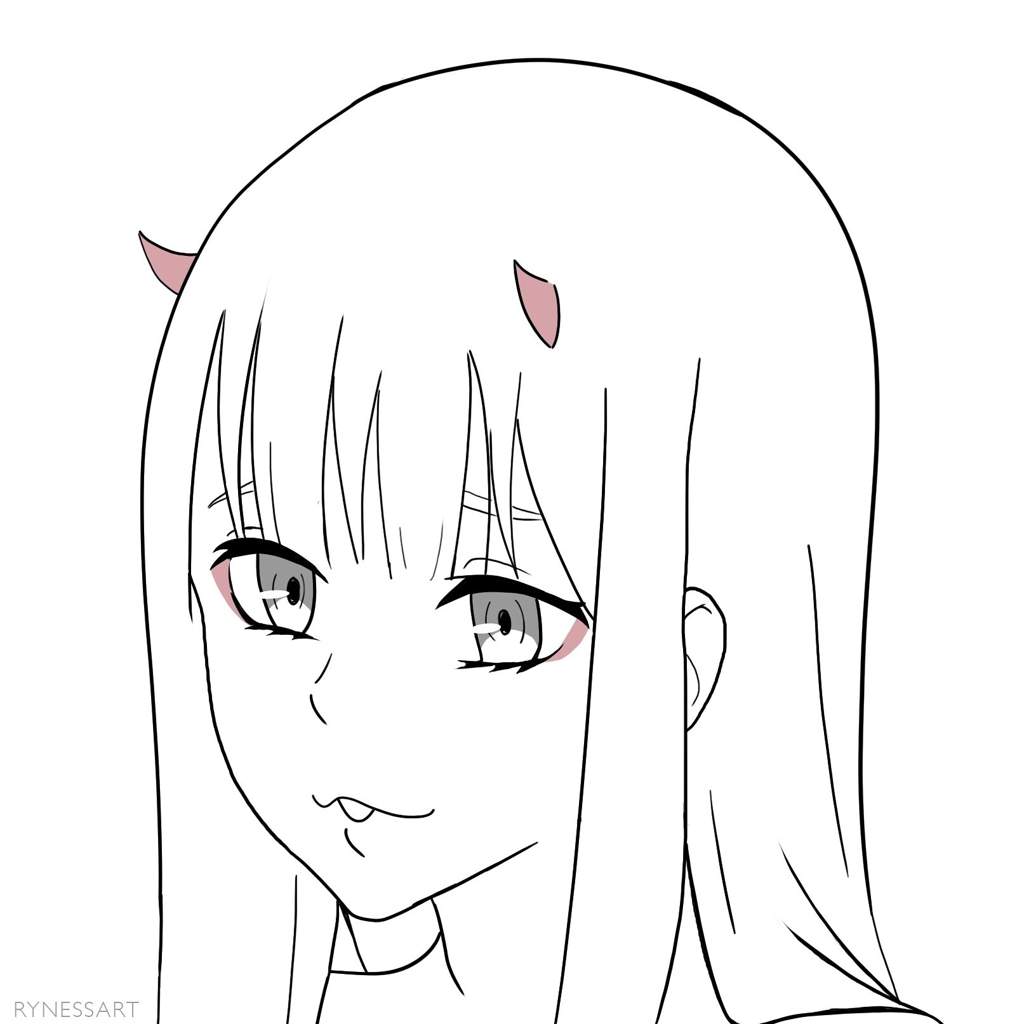 Zero Two Drawing Tutorial By Anime Ignite Zerotwo By 3475