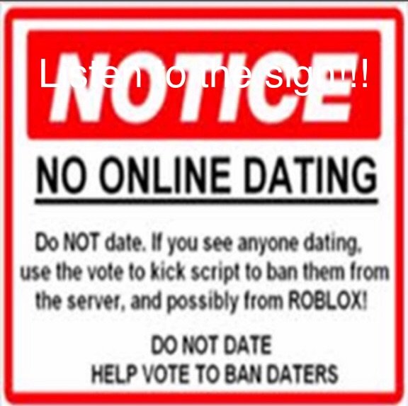 roblox rules no online dating