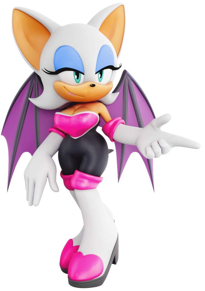 rouge the bat figurine