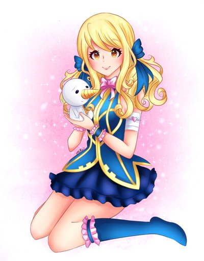 Lucy and Plue Fan Art! 