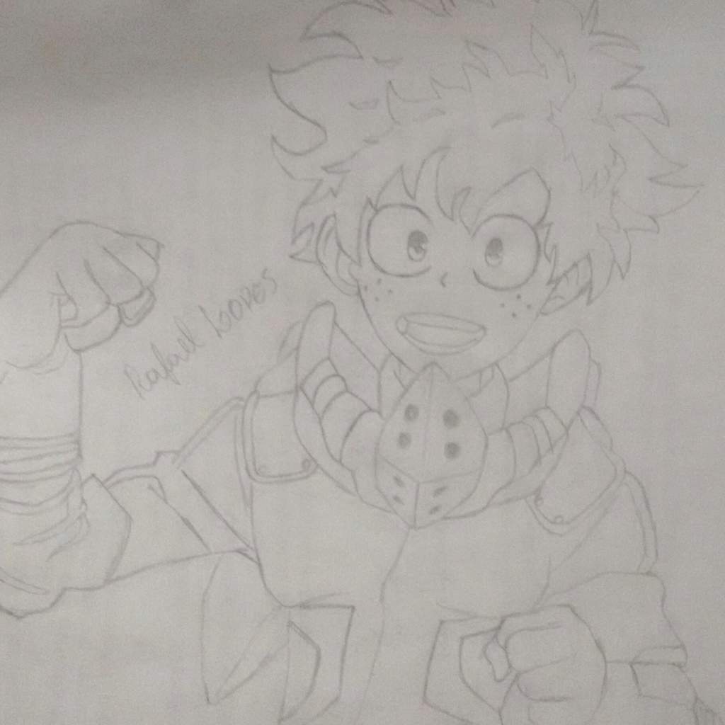 Meu desenho do Izuku Midoriya | Boku No Hero Academia Amino