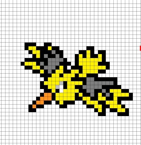 Second Legendary Bird Pixel Art Pokemon Amino