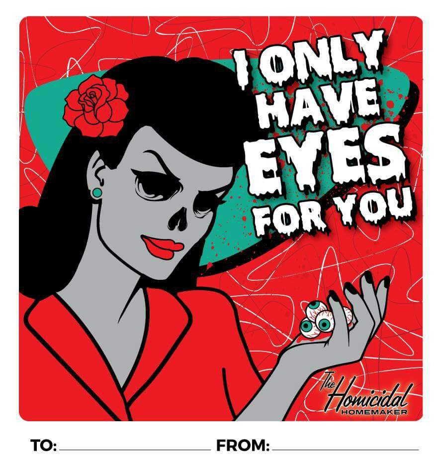 Printable Horror Valentines Card