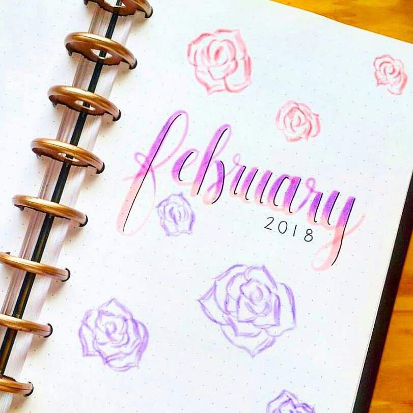 February: Monthly Set-Up 🌷💕 | Bullet Journal Amino