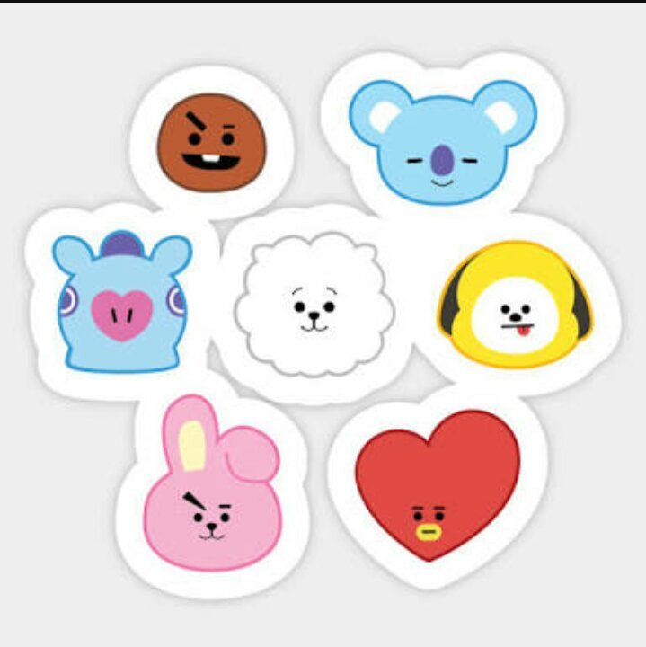 diy bt21 cocksheet characters army s amino