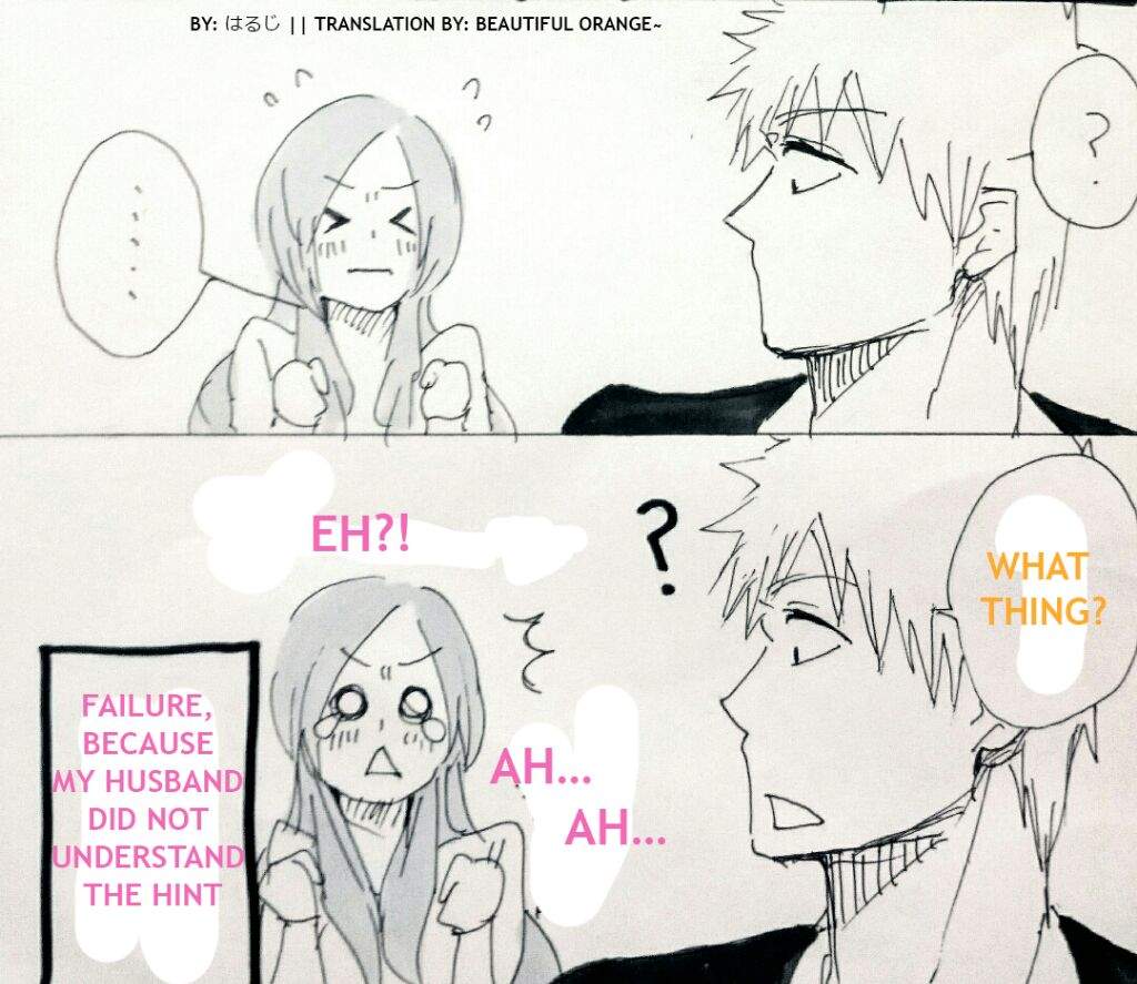 IchiHime first day being a wife translated | Bleach Amino