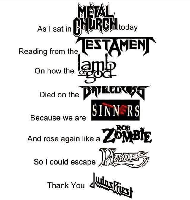 My Top 10 Favorite Metal "Band Names" Metal Amino