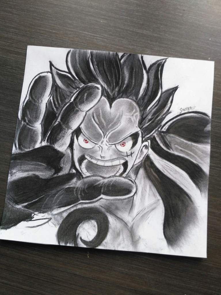 Gear 4th Charcoal Art Anime Amino