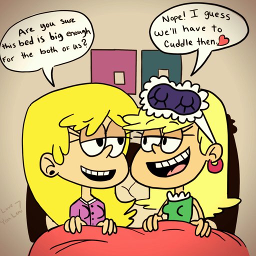 Sleepover (Leni x Carol) - Digital | The Loud House Amino Amino